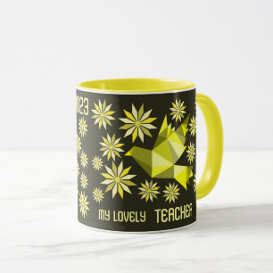 EINFACHE TASSE DES NEUJAHRES ALS GESCHENK FÜR LEHR