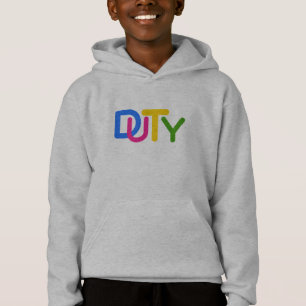 Einfache Textgestaltung Hoodie