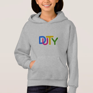 Einfache Textgestaltung Hoodie