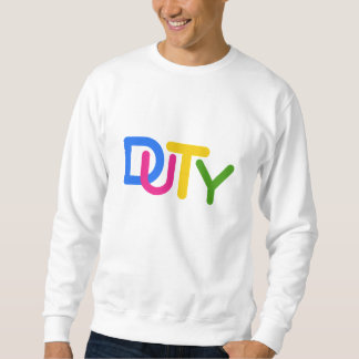 Einfache Textgestaltung Sweatshirt