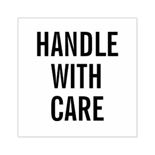 Einfache Texthandle mit sorgfältiger Briefmarke a Gummistempel