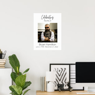 Einfache Trauerfeier zum Gedenken Poster