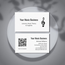Einfache Treble Clef QR-Codemusikunterricht