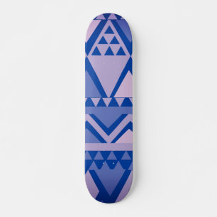 Einfache Tribal Art Muster Violet Skateboard