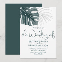 Einfache tropische Hochzeit