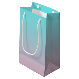 Einfache Türkisfarben bis Lavender Lila Kleine Geschenktüte