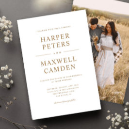 Einfache Typografie Einladung