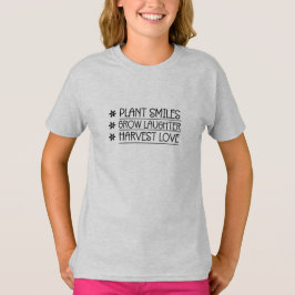 Einfache Typografie-Pflanze erzeugen eine Nachrich T-Shirt