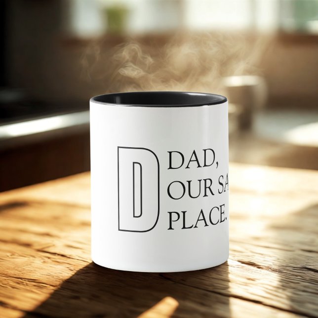 Einfache Typografie Vaters Tasse (Von Creator hochgeladen)