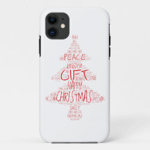 Einfache Typografie Weihnachtsbaum