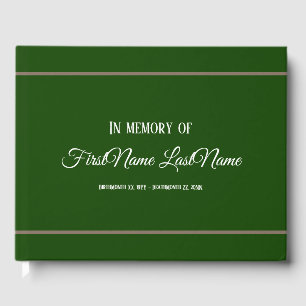 Einfache und angesehene Beerdigung/Memorial Gästeb Gästebuch