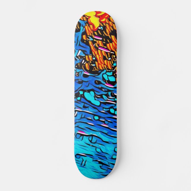 Einfache und coole Skateboard (Vorderseite)