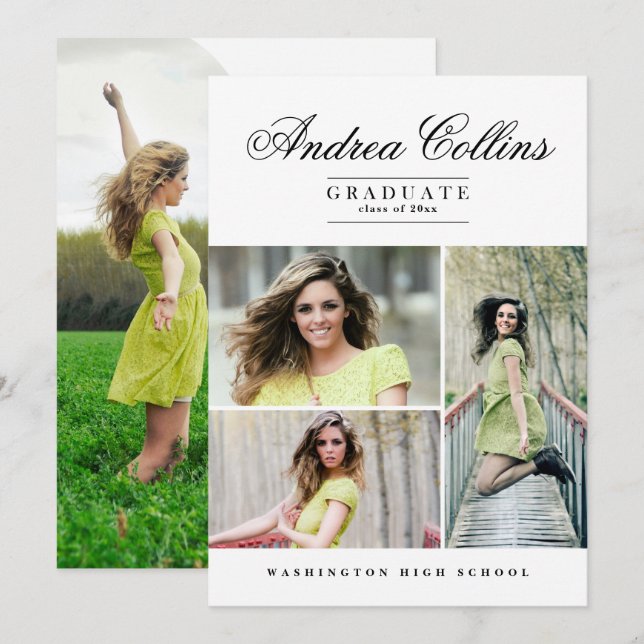 Einfache und elegante Abitur, Ankündigung von Absc (Vorne/Hinten)