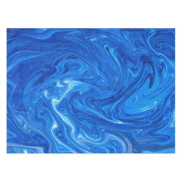 Einfache und elegante Abstrakte Artwork aus blauem Tischdecke