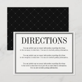 Einfache und elegante Einschlusskarte Einladung