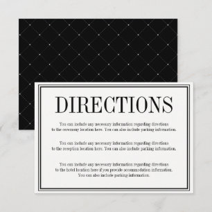 Einfache und elegante Einschlusskarte Einladung