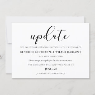 Einfache und elegante Hochzeitskarte Einladung