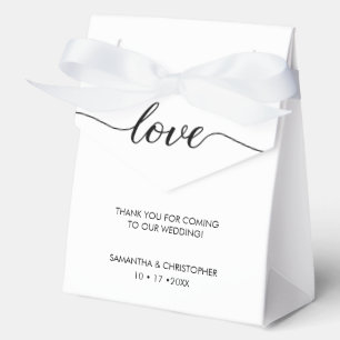 Einfache und elegante Liebe Wedding ScrIpt Persona Geschenkschachtel