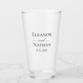 Einfache und elegante Sommerhochzeit-Glass-Cup Glas