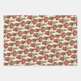Einfache und elegante Vintage Ferienwohnung Geschenkpapier Set