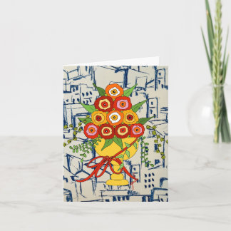 Einfache und farbenfrohe Note Card!