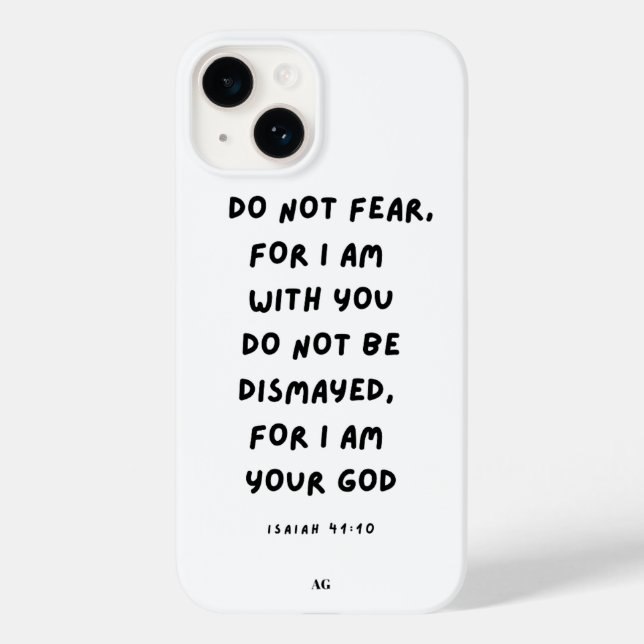 Einfache und moderne Bibel Verse iPhone/iPad Gehäu Case-Mate iPhone 14 Hülle (Rückseite)