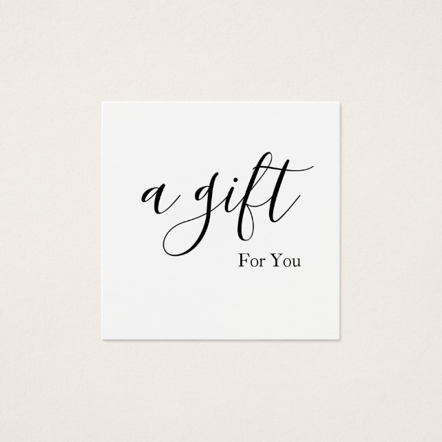 Einfache und moderne Geschenkgutschrift (Vorderseite)