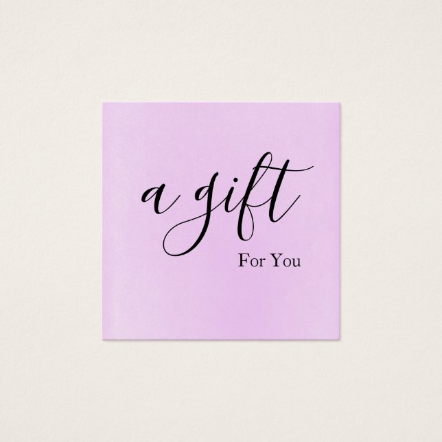 Einfache und moderne Geschenkgutschrift (Vorderseite)