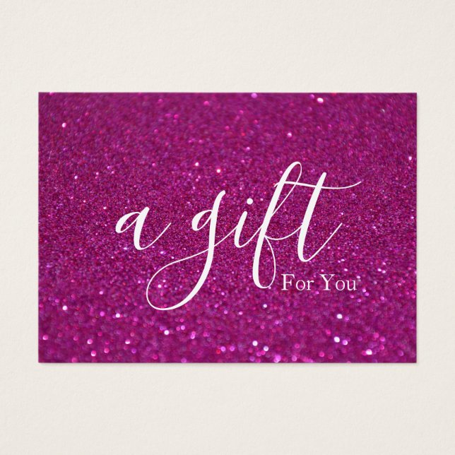 Einfache und moderne Geschenkgutschrift (Vorderseite)