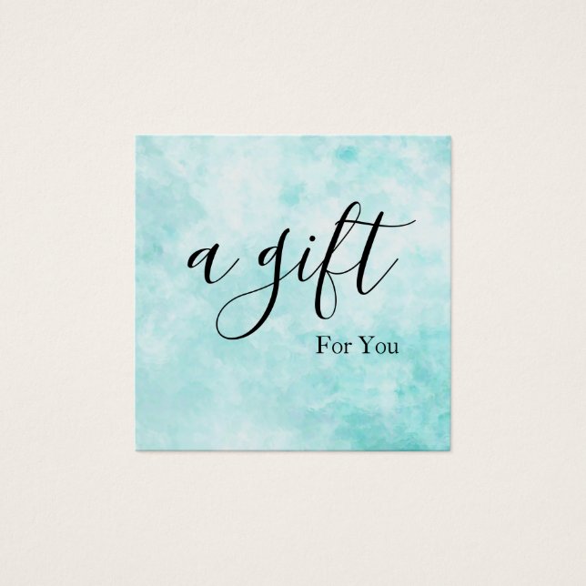 Einfache und moderne Geschenkgutschrift (Vorderseite)