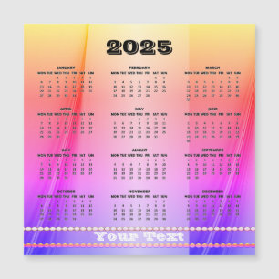 Einfache und Niedliche Magnetkarte 2025