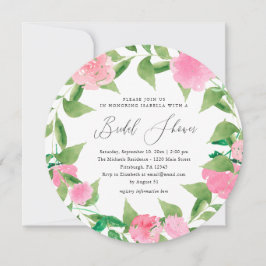 Einfache und schicke Brautdusche Ankündigung