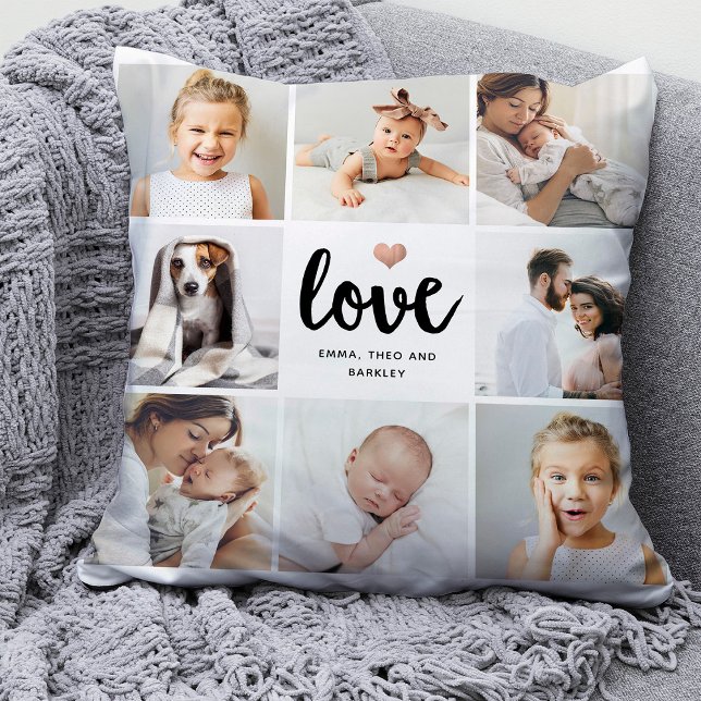 Einfache und schicke FotoCollage | Liebe mit Herz Kissen (Von Creator hochgeladen)