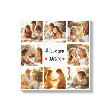 Einfache und schicke Leinwand für Mama-Geschenke