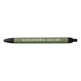 Einfache und stilvolle Olive Green Kugelschreiber