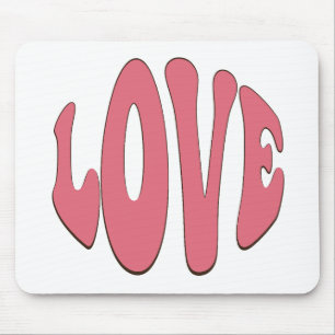 Einfache, urbane, moderne, coole Design-Liebe Mousepad