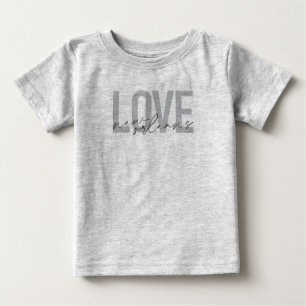 Einfache, urbane, moderne coole Design Liebe New O Baby T-shirt