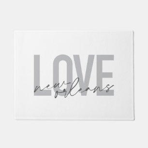 Einfache, urbane, moderne coole Design Liebe New O Fußmatte