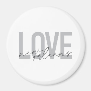 Einfache, urbane, moderne coole Design Liebe New O Magnet