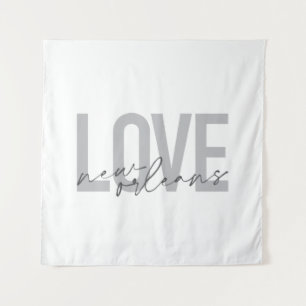 Einfache, urbane, moderne coole Design Liebe New O Wandteppich
