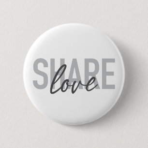 Einfache, urbane, trendige, moderne Art Share Lieb Button