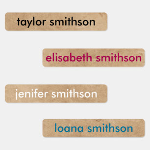 Einfache verschiedene Farben - Grundlegend Ihren N Etiketten