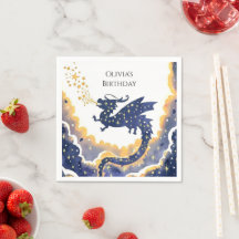 Einfache verzauberte Drache zum Geburtstag