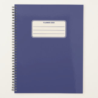 Einfache Vintage-Farbe Minimalistischer Jahresplan Planer