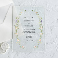 Einfache Vintage-Rustikal-Wildblumen-Hochzeit