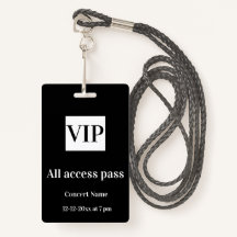 einfache vip alle access pass Konzertnamen besetzt
