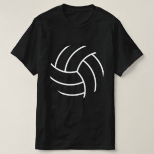 Einfache Volleyballnähte Volleyballspieler Sport T-Shirt