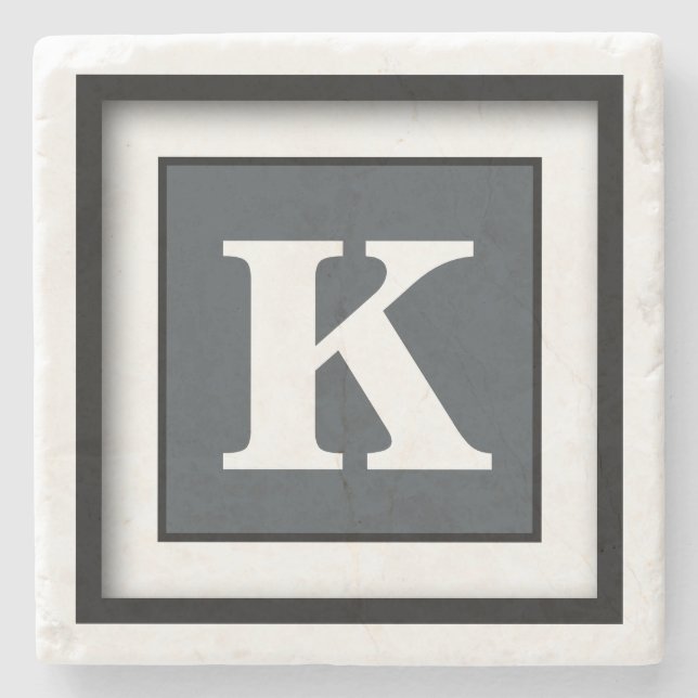 Einfache Vollfarbe anzeigen Steinuntersetzer (Vorderseite)