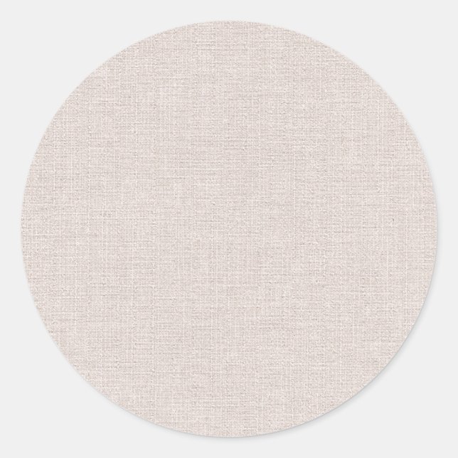 Einfache Vorlage für Beige-Imitate Runder Aufkleber (Vorderseite)