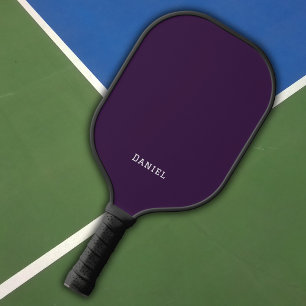 Einfache Vorname Eleganter Moderner Schriftart Dun Pickleball Schläger